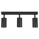 Lampa sufitowa VIKI 3 x GU10 czarna 10 W 230 V