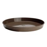 Podstawka drewnopodobna 22 cm brąz