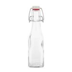 Butelka kwadratowa z klipsem 250 ml SPIŻARNIA PANI DOMU