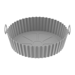 Wkład silikonowy do air fryera 20 x 6 cm szary