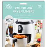 Wkłady okrągłe do air fryera 20 cm 50 sztuk