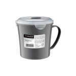 Kubek do mikrofalówki Timon 656 ml szary