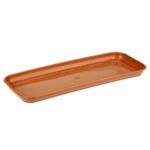 Podstawka prostokątna RATTAN 40 cm terrakota