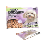 Karma dla psa szarpane kawałki w sosie psa 2 x jagnięcina 2 x królik