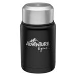 Termos obiadowy nierdzewny Adventure 500 ml czarny