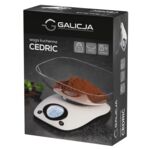 Waga kuchenna elektroniczna Cedric biały