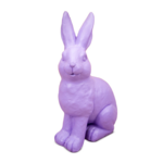 Figurka zając duży fioletowy 37 cm