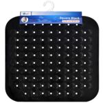 Mata antypoślizgowa Square czarna 43,5 x 43,5 cm