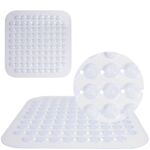 Mata antypoślizgowa Square transparentna 43,5 x 43,5 cm