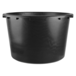 Kastra okrągła 65 l czarna 35,5 x 60 cm