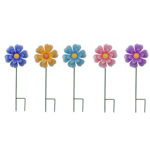 Dekoracja metalowa duży kwiat 45,5 cm różne kolory 1 szt.