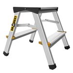 Drabina aluminiowa dwustronna certyfikowana 2x2 stopniowa 150 kg DRABEST