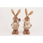 Figurka tekstylna Zając 46 x 16 cm różne wzory 1 szt.