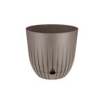 Doniczka Britta 13 cm taupe
