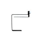 Uchwyt metalowy regulowany 15,5 x 15 cm czarny