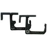 Komplet uchwytów 2 sztuki regulowanych do skrzynki balkonowej 23 x 20 cm grafitowy