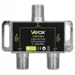 Rozgałęźnik spliter F-2W do tv satelity LB0037 VA0194 Vayox
