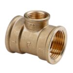 Trójnik redukcyjny mosiężny 3/4"x1/2"x3/4" żółty