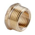 Redukcja mosiężna GW1/2" x GZ3/8" żółta