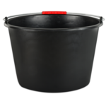 Wiadro budowlane z uchwytem 16 l czarne