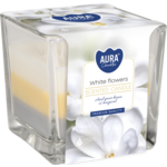 Świeca zapachowa SNK80-179 32h białe kwiaty Bispol