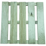 Podest drewniany 40 x 40 cm zielony