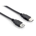 Kabel usb a wtyk usb a gniazdo 1,8 m VA0235-1,8 LB0015 Vayox czarny