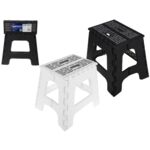 Taboret alex II 32 cm biało-czarny 60246