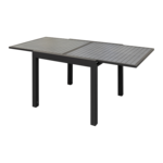 Stół rozkładany Sahara 90-180 x 90 x 75 cm szary/grafit