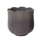 Osłonka z terakoty tulipan śr.42 x 42,5 cm lila