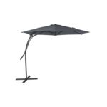 Parasol boczny 300 cm stal/poly szary