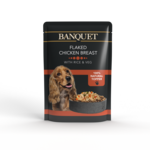 Karma mokra dla psa kurczak z ryżem i warzywami 100 g Banquet