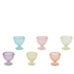 Kieliszek na jajka szklany różne kolory 1 szt.