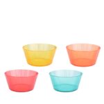 Miseczka plastikowa 800 ml różne kolory 4 szt.