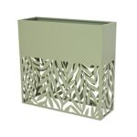 Kwietnik metalowy 105 x 35 x 100 cm zielony