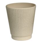 Osłonka storczyk vertical 13 cm kamienny beż