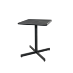 Stolik składany stalowy kwadratowy czarny