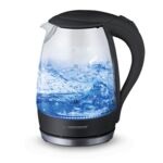 Czajnik elektryczny szklany Salto Angel 1,7 l czarny Esperanza