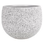 Donica mrozoodporna Rocky niska 410605/4 kamienny szary 27 x 20 cm