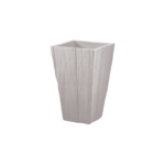 Doniczka Capri Wood 35 x 35 x H55 cm piaskowa