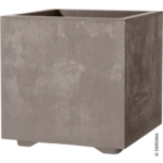 Donica Cubo Millenium R 25 cm piaskowa