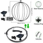 Lampion solarny wiszący 30 cm