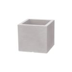 Doniczka Kubus kwadratowa 50 x 50 x 40 cm piaskowa