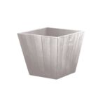 Doniczka "Wood" wys. 35 cm piaskowa