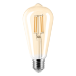 Żarówka LED filament B E27 St64 6W WW