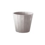 Doniczka "Wood" ok. Ø 40 cm piaskowa