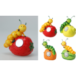 Lampka solarna gąsienica 9 x 5 x 11 cm mix kolorów