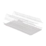 Suszarka meblowa 60 cm z tacką biały