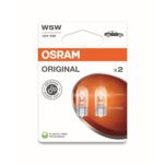 Żarówka samochodowa W5W W2 1X9 5D 12 V 2 sztuki Osram