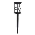 Lampka solarna wbijana 7 x 43,5 cm czarna